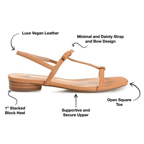 Journee Women's Zaidda T Strap Sandals