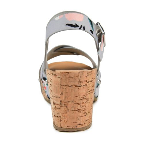 Journee Women's Valentina Criss Cross Strap Block Heel Sandals