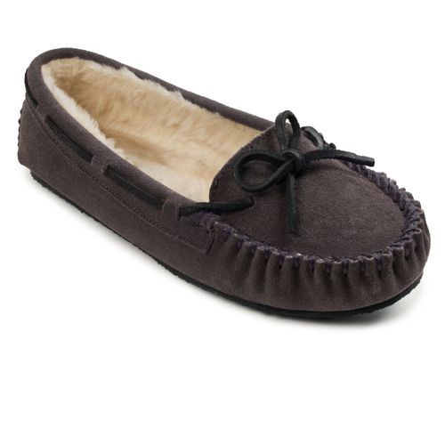 Minnetonka Women's Cally Suede Moccasin Slippers
