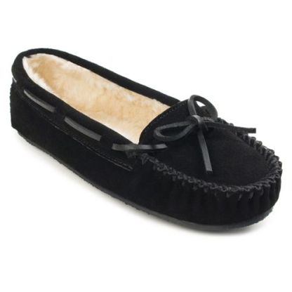 Minnetonka Women's Cally Suede Moccasin Slippers