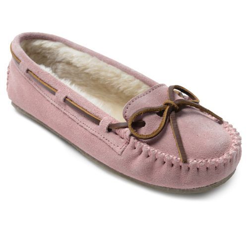 Minnetonka Women's Cally Suede Moccasin Slippers