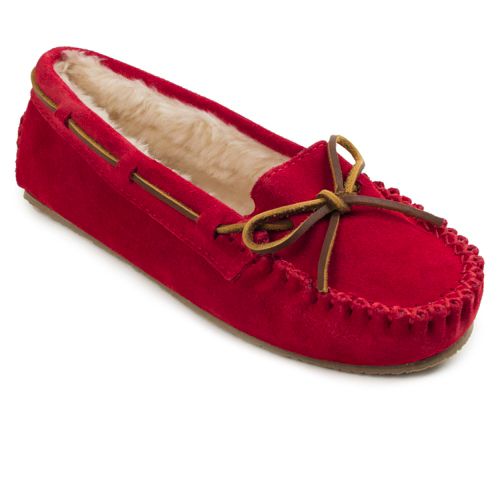 Minnetonka Women's Cally Suede Moccasin Slippers