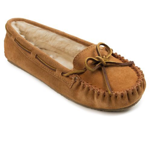 Minnetonka Women's Cally Suede Moccasin Slippers