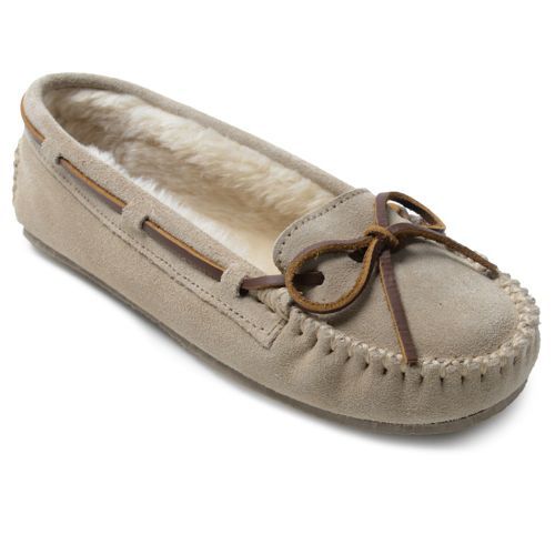 Minnetonka Women's Cally Suede Moccasin Slippers