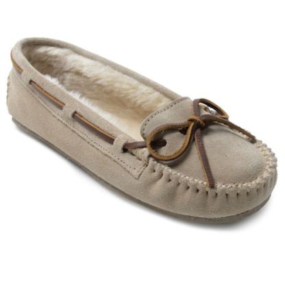 Minnetonka Women's Cally Suede Moccasin Slippers