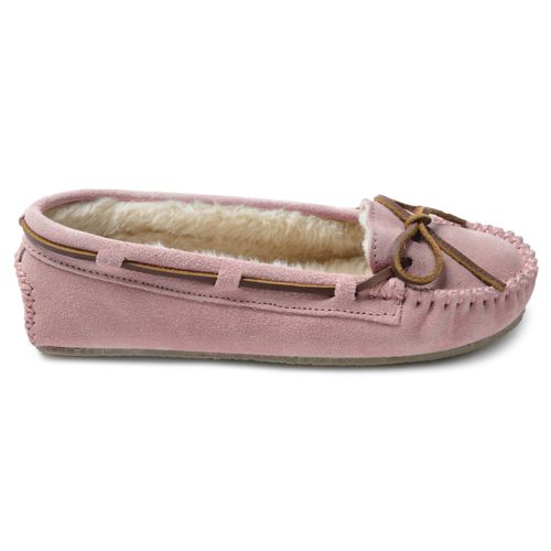Minnetonka Women's Cally Suede Moccasin Slippers