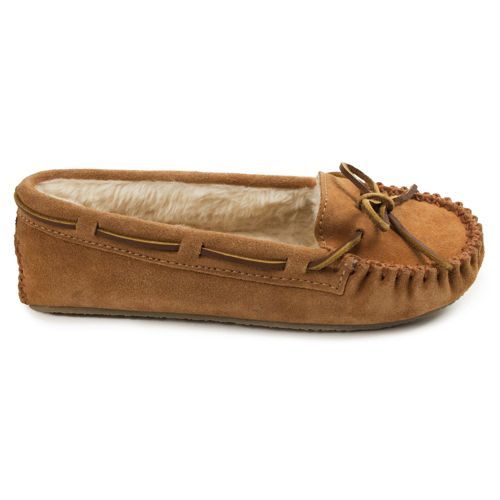 Minnetonka Women's Cally Suede Moccasin Slippers