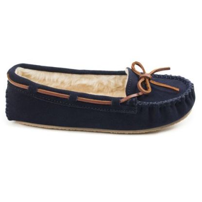 Minnetonka Women's Cally Suede Moccasin Slippers