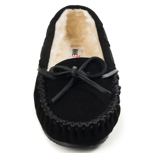 Minnetonka Women's Cally Suede Moccasin Slippers