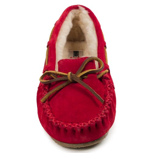 Minnetonka Women's Cally Suede Moccasin Slippers