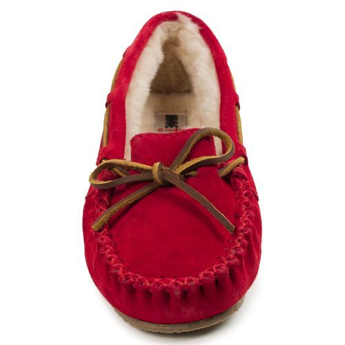 Minnetonka Women's Cally Suede Moccasin Slippers