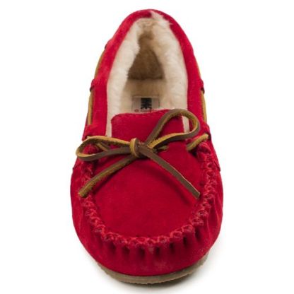 Minnetonka Women's Cally Suede Moccasin Slippers