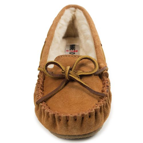 Minnetonka Women's Cally Suede Moccasin Slippers