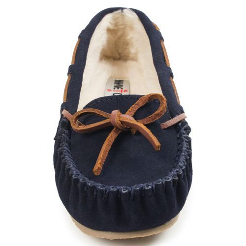 Minnetonka Women's Cally Suede Moccasin Slippers
