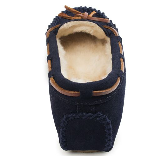 Minnetonka Women's Cally Suede Moccasin Slippers