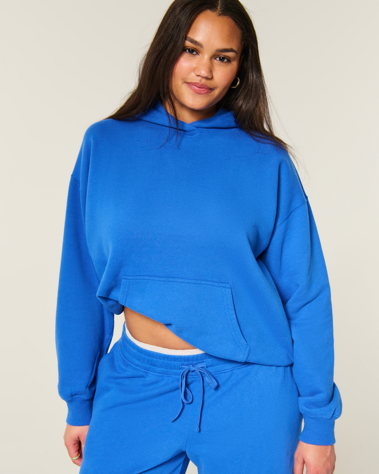  Feel Good Oversized Dot Hoodie