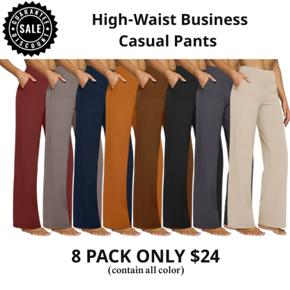 Women’s Wide-Leg Pants with Pockets
