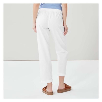 Linen-Blend Pant
