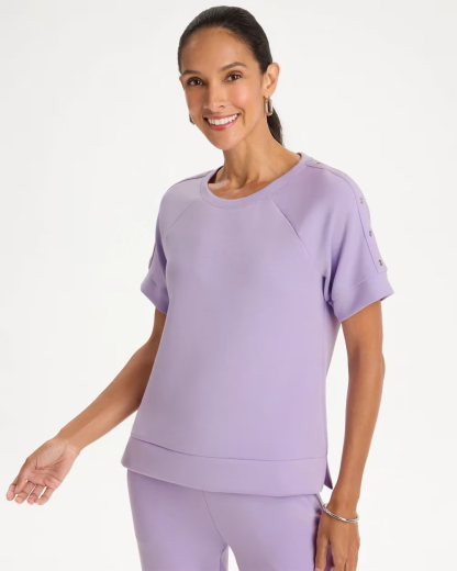 Zenergy® Soft Short-Sleeve Grommet Top