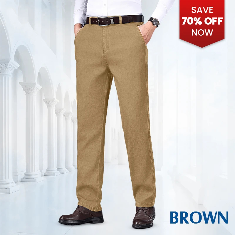 🔥Clearance sale, limited stock !🔥Men's Classic Straight Fit Stretch Jeans