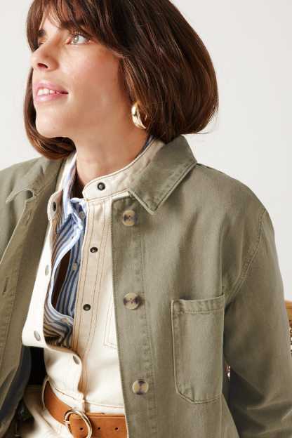 Veste surchemise en jean ALMA 