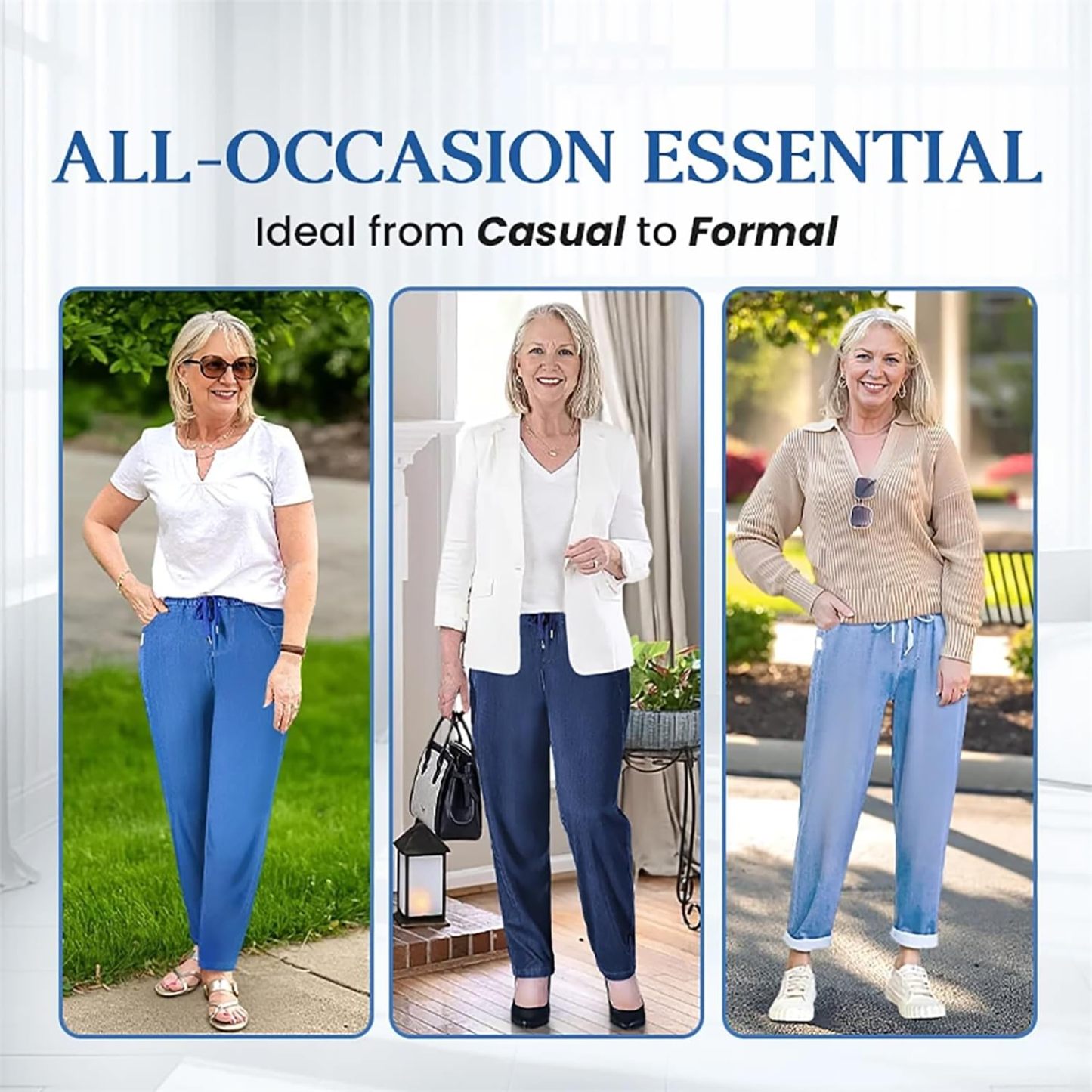 ⏰Last Day Sale🔥Women's High Waist Ultra-Stretch Mom Jeans
