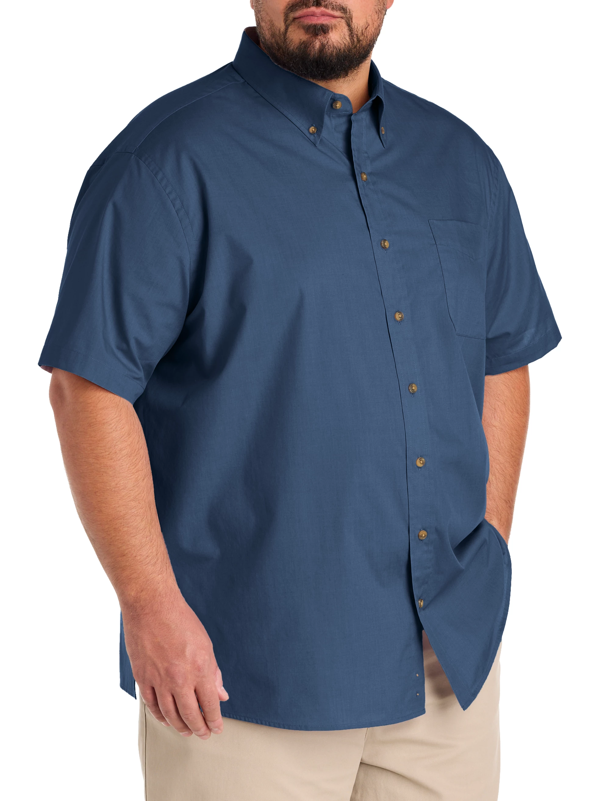 Easy-Care Solid Sport Shirt
