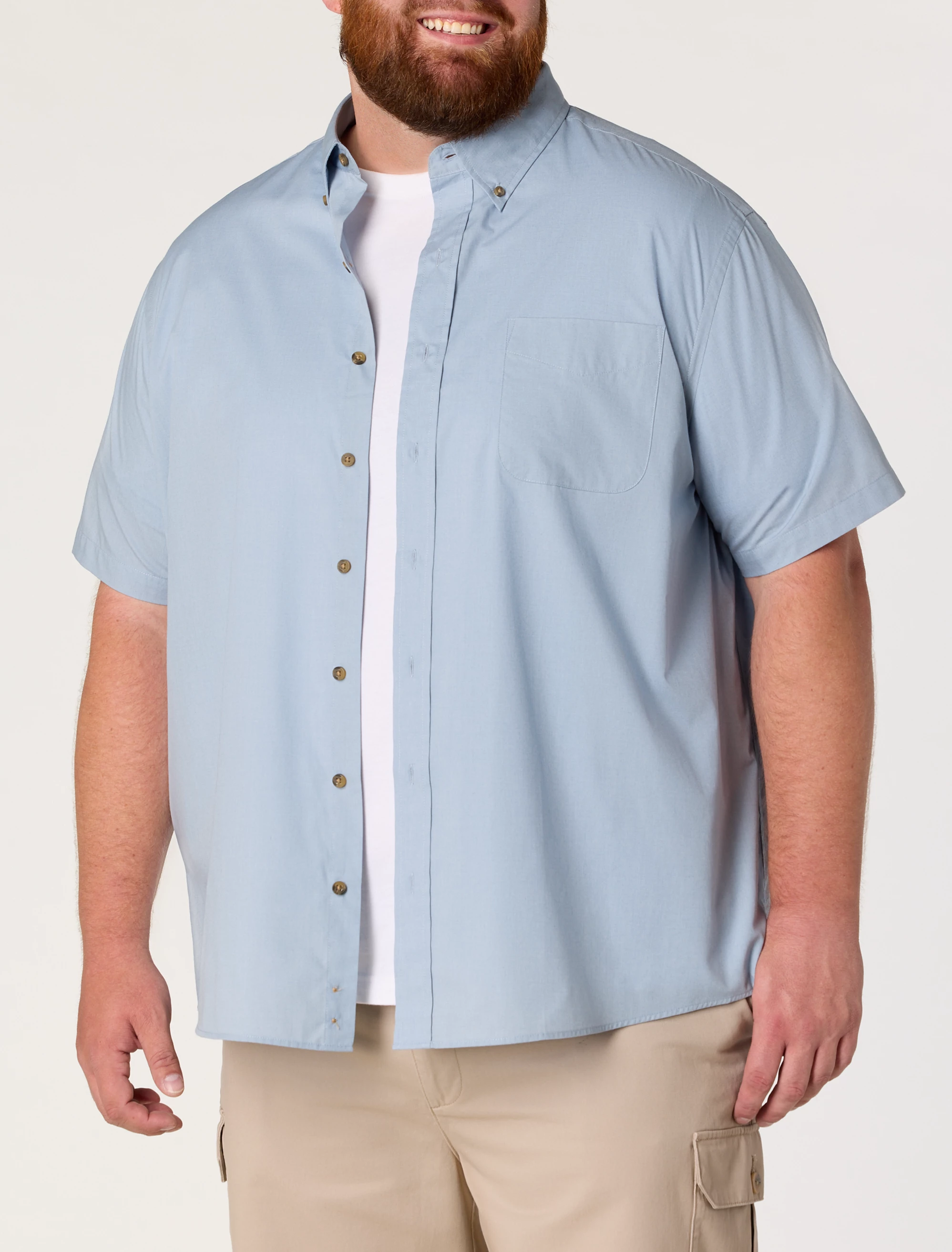 Easy-Care Solid Sport Shirt