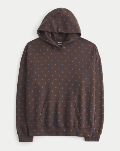  Feel Good Oversized Dot Hoodie
