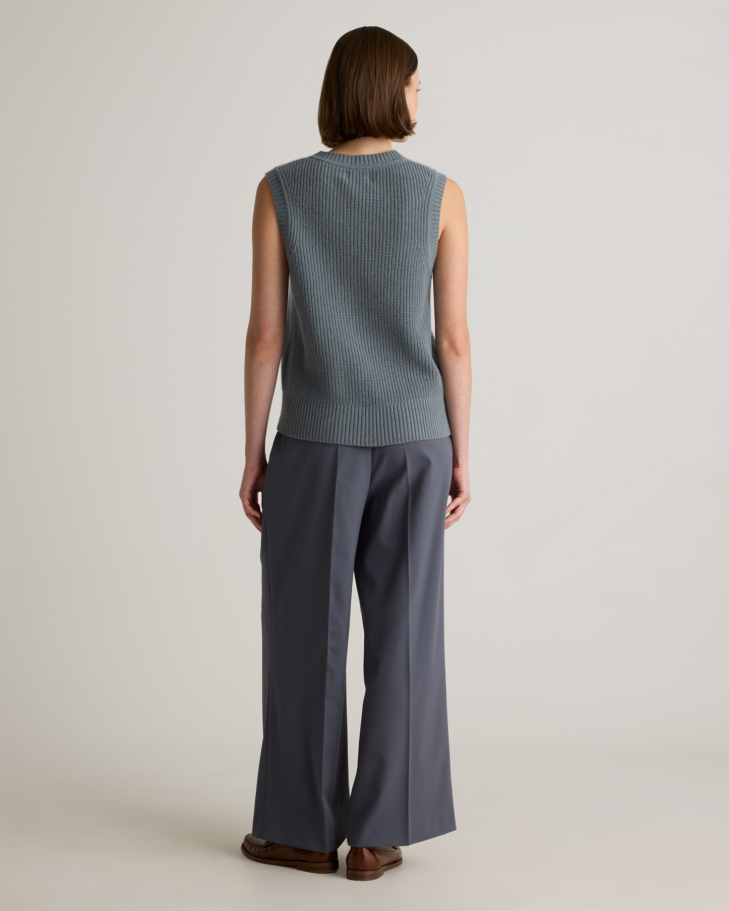 Mongolian Cashmere Fisherman Sweater Vest