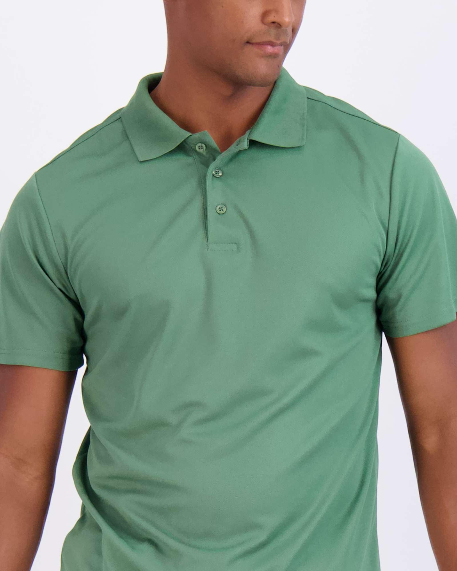 Men's Quick-Dry Short Sleeve Athletic Performance Polo Shirt (Available In Big & Tall)