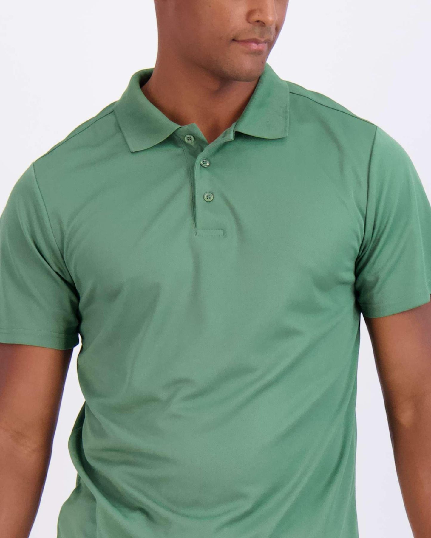 Men's Quick-Dry Short Sleeve Athletic Performance Polo Shirt (Available In Big & Tall)