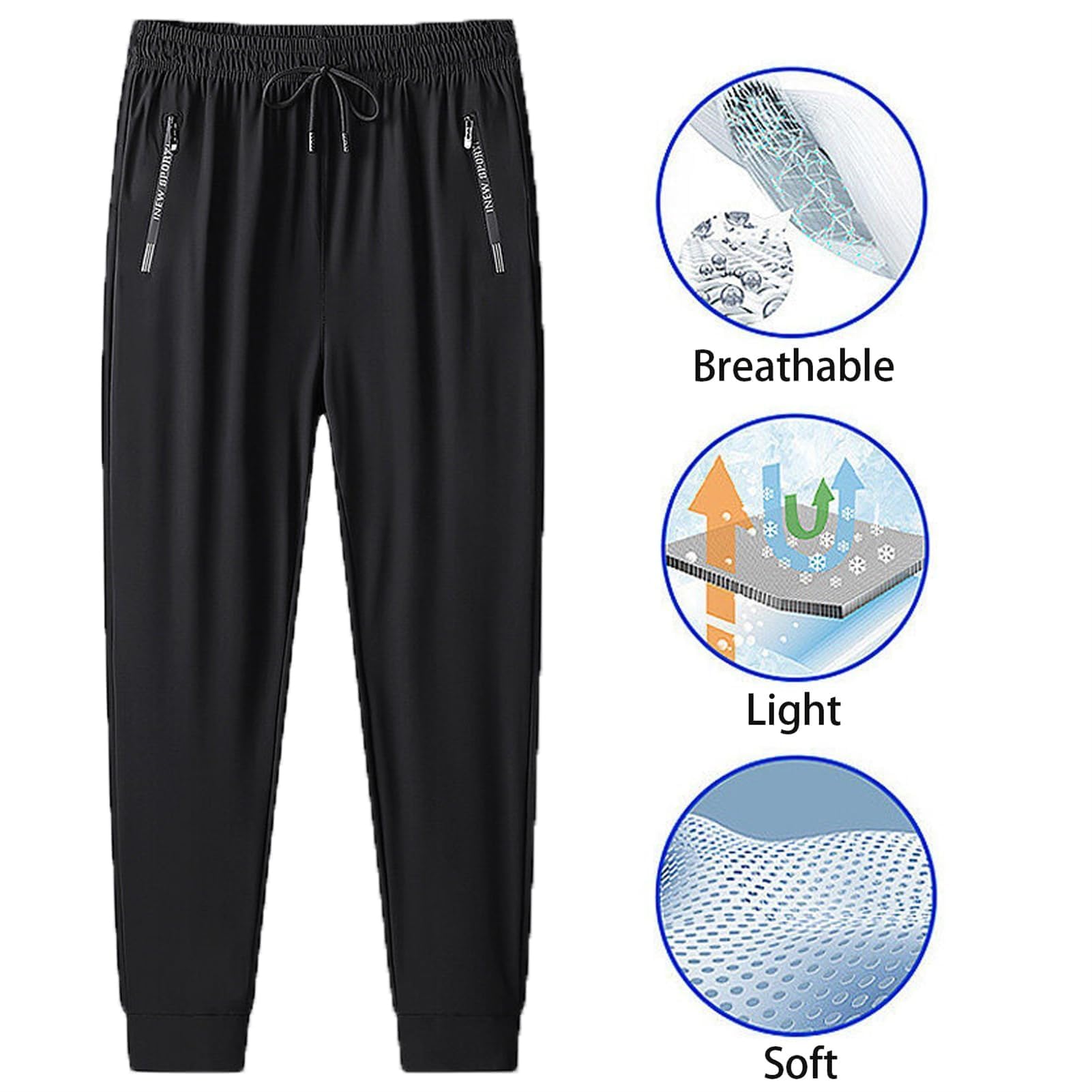 🔥Hot Sale🔥Women's Ultra Stretch Ice Silk Comfort Casual Pants Unisex Breathable Casual Pants