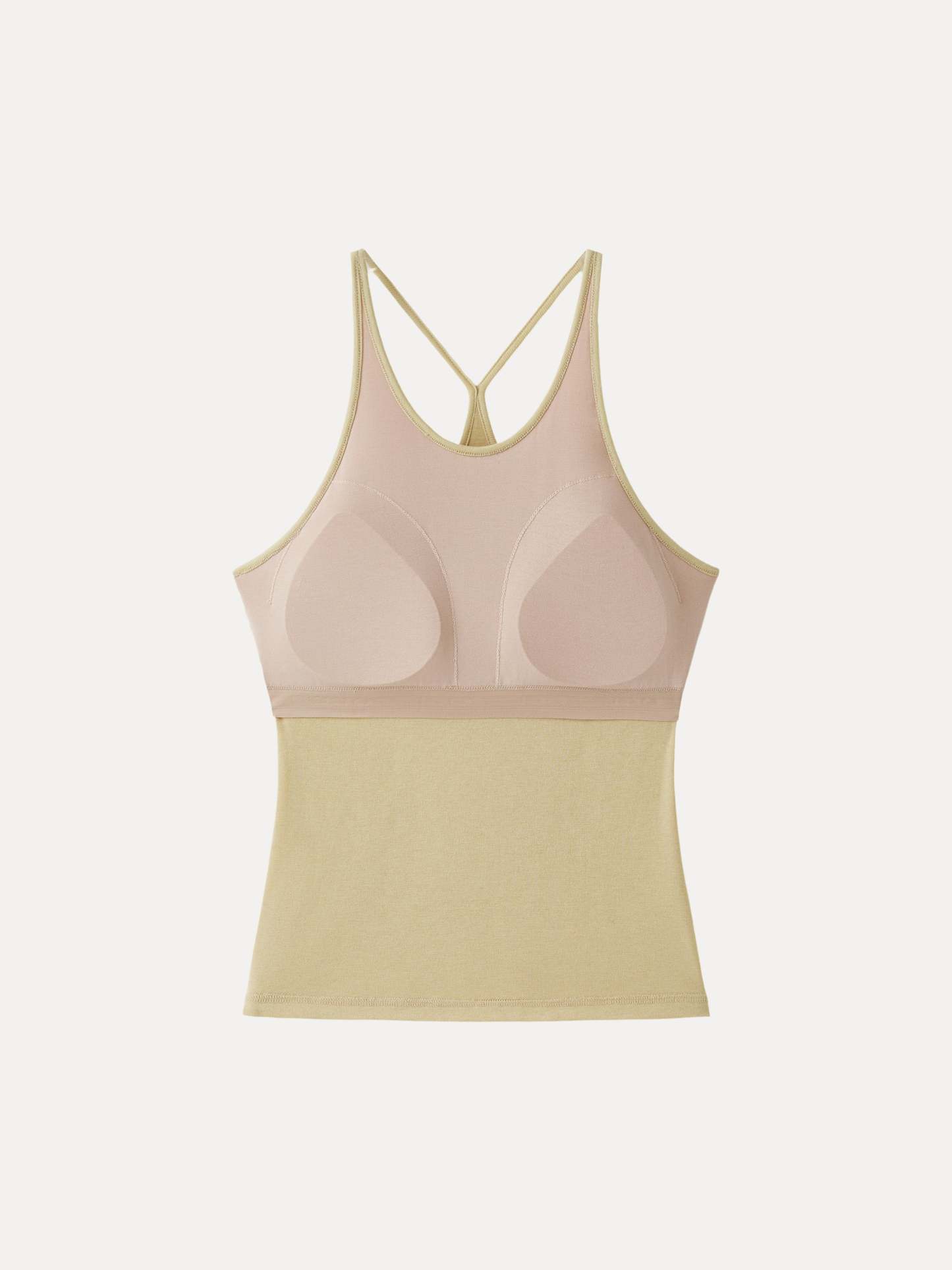LiteWarm Two-Piece Set Cami with Surplice Ruched Built-In Bra Top