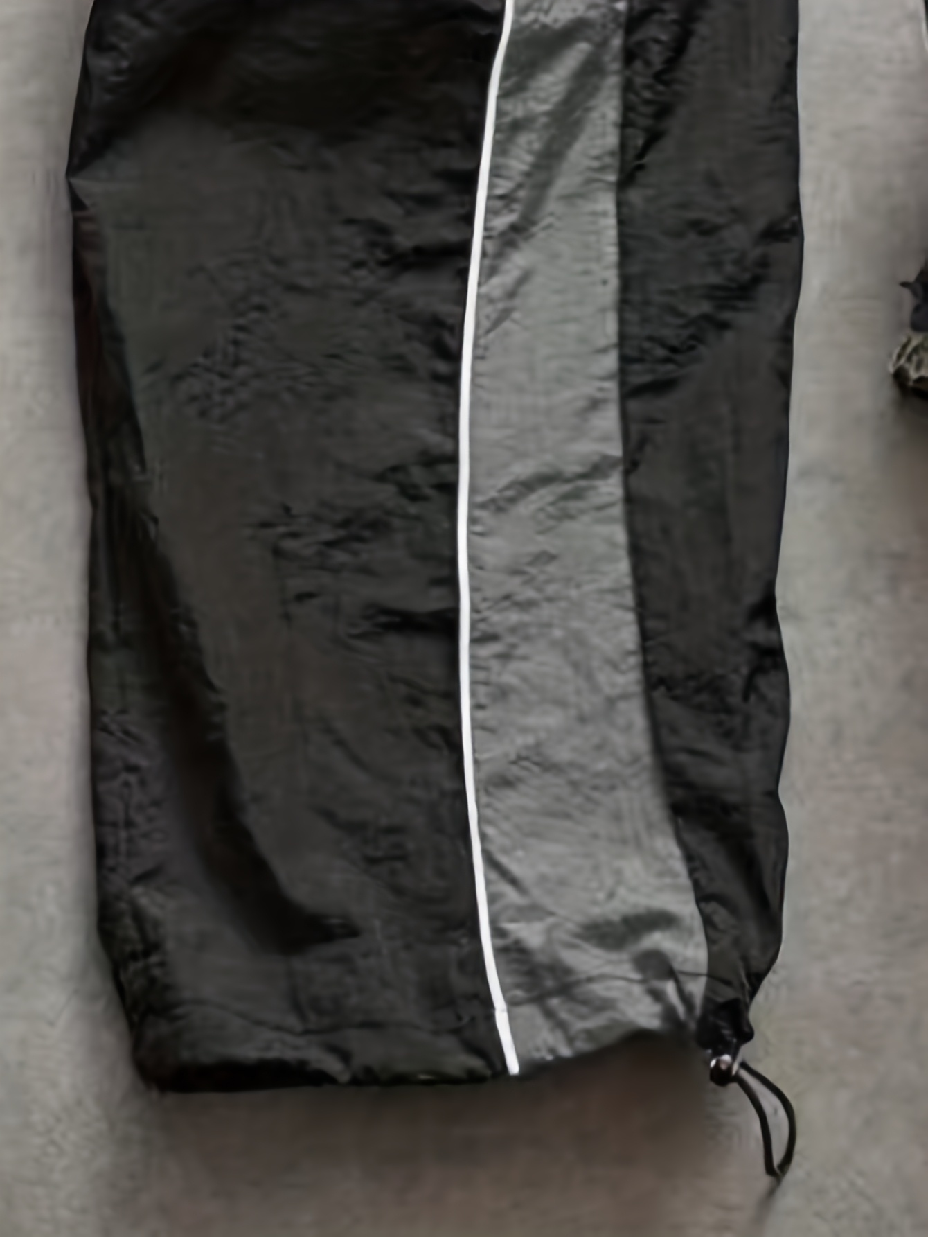 Men's High Street Patchwork Tracksuit Reflective Windbreaker Jacket Athletic Joggers Techwear Set