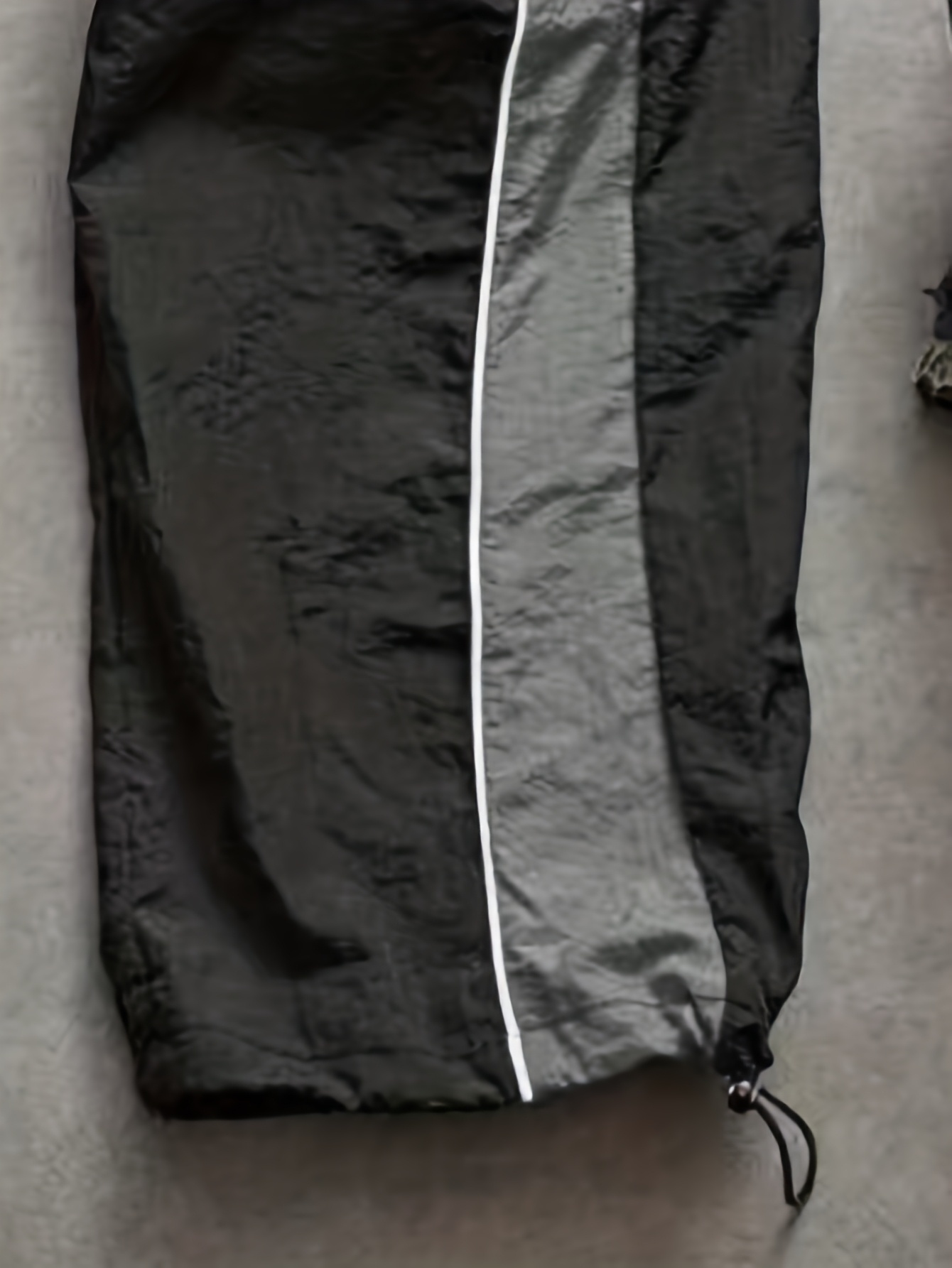 Men's High Street Patchwork Tracksuit Reflective Windbreaker Jacket Athletic Joggers Techwear Set