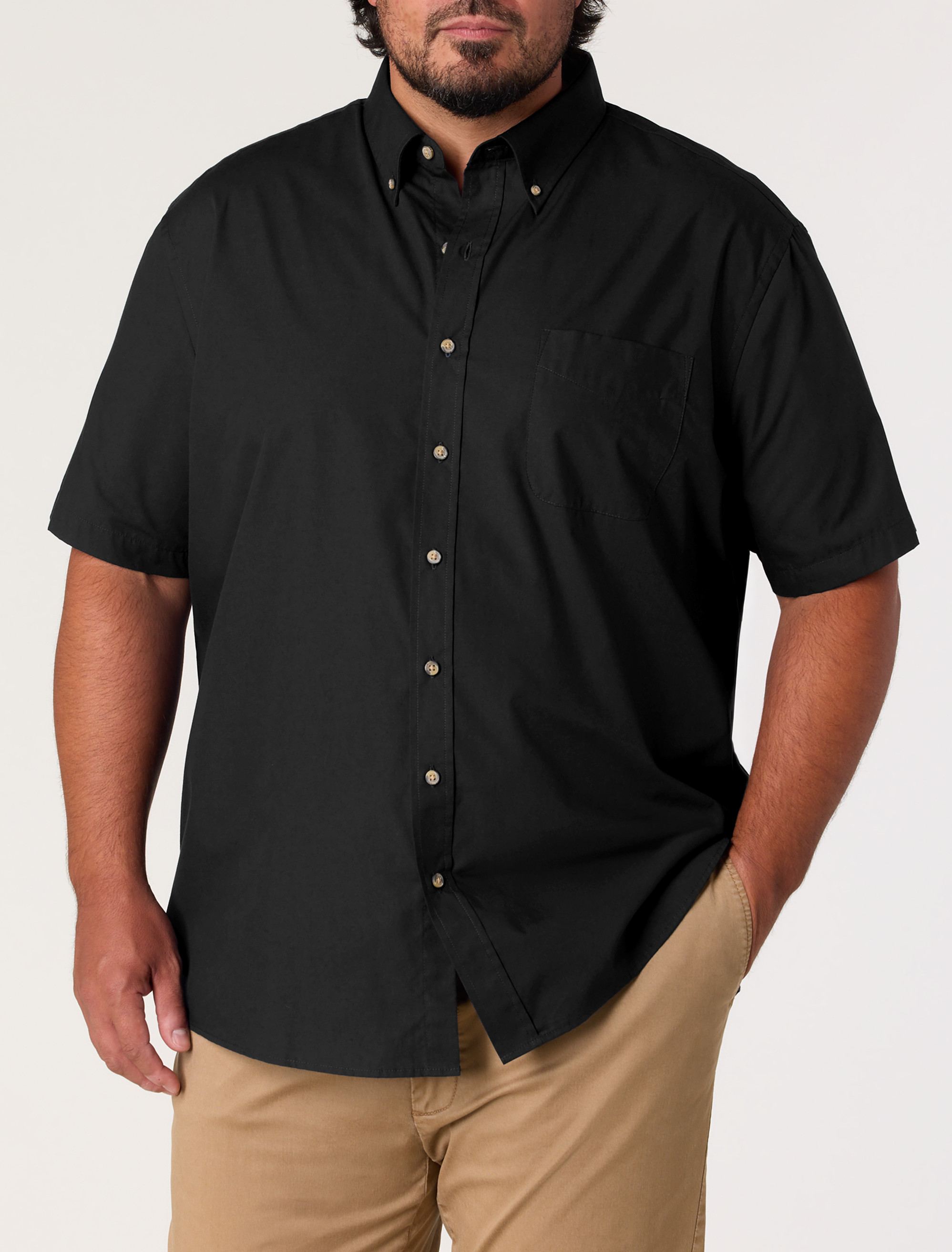 Easy-Care Solid Sport Shirt