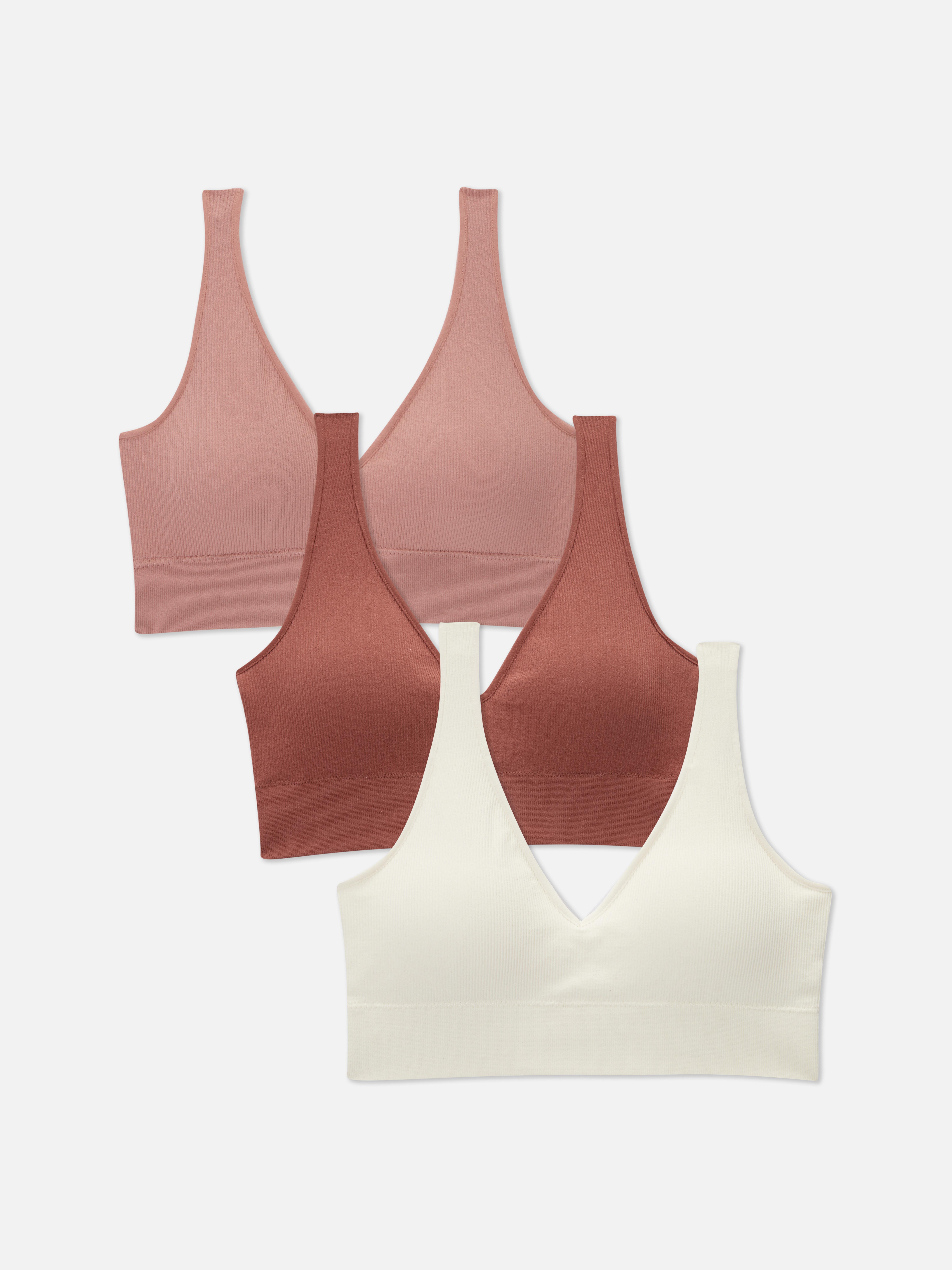 Lot De 3 Soutiens-Gorge Sans Coutures Non Rembourrés