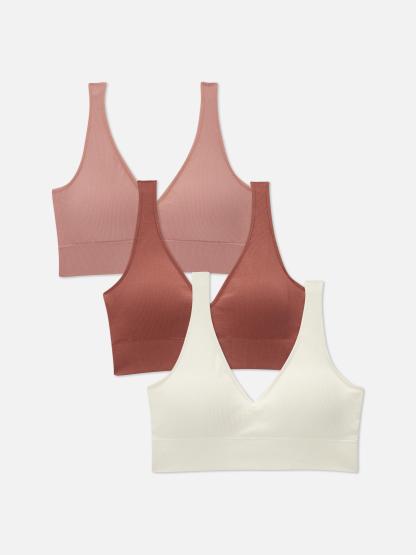 Lot De 3 Soutiens-Gorge Sans Coutures Non Rembourrés