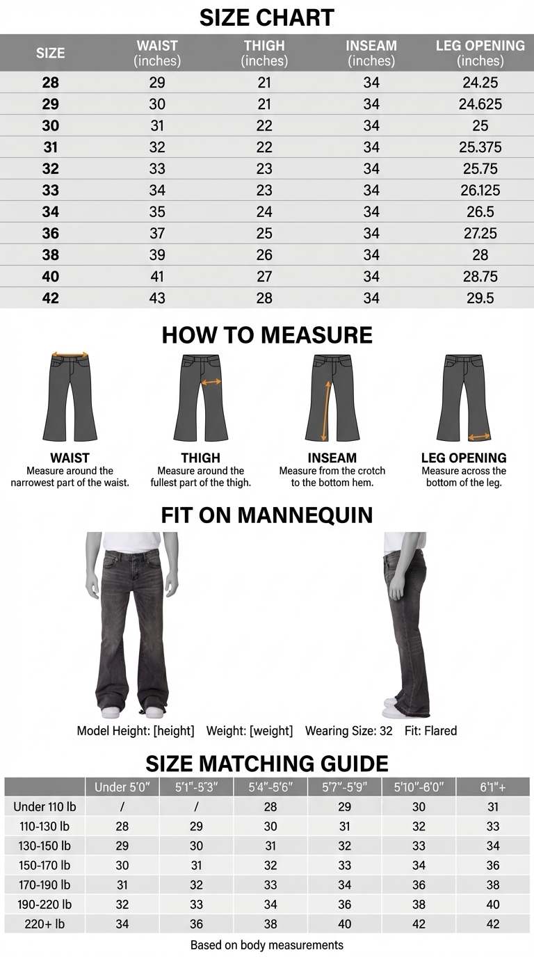 mnml Super Flare Denim