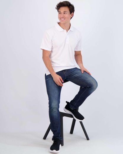 Men's Quick-Dry Short Sleeve Athletic Performance Polo Shirt (Available In Big & Tall)