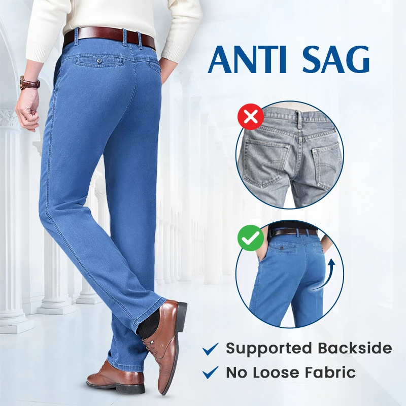 🔥Clearance sale, limited stock !🔥Men's Classic Straight Fit Stretch Jeans