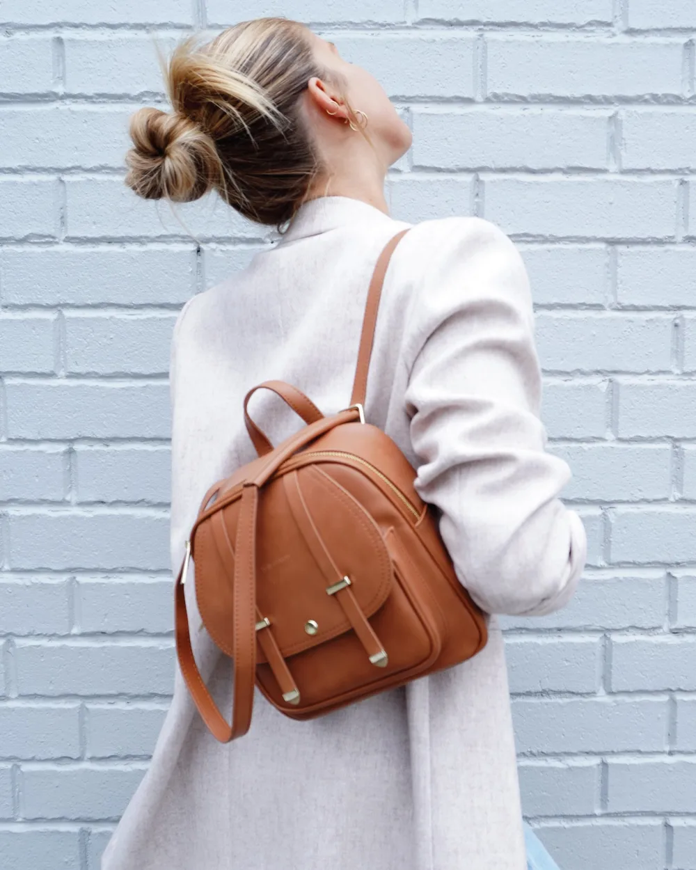 Camila Leather Backpack