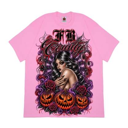 FB County Halloween Graphic Heavy Hard T-Shirts - (JUMBO PRINTS)