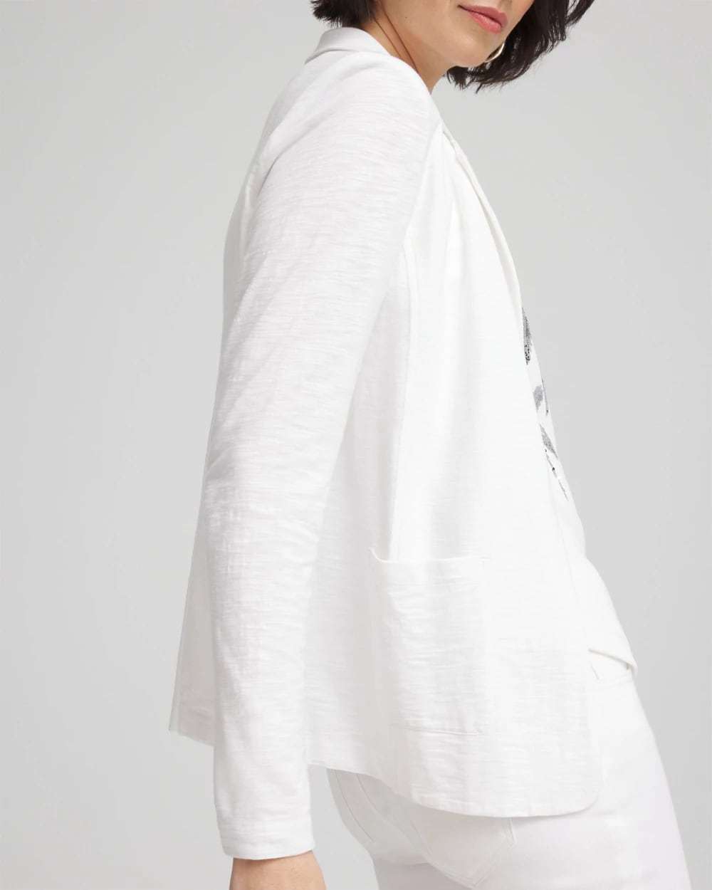Slub Knit Blazer
