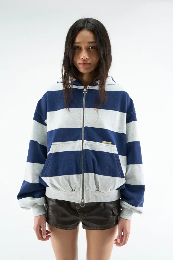 Club Navy Zipper