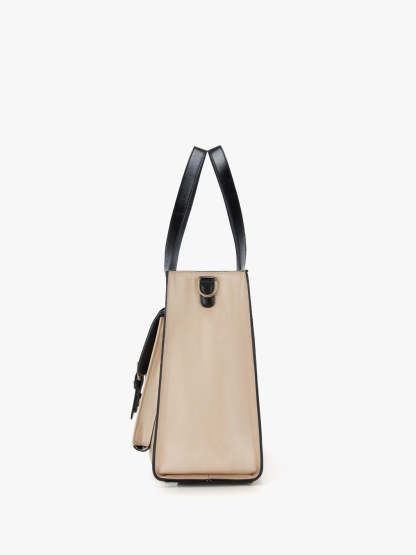 Olivia's Classic PU Leather Handbag for 13-15.6 Inch Laptop Tote