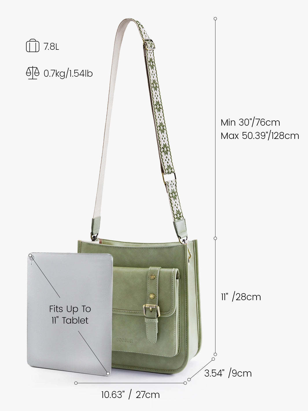 Sophie Vegan Leather Everyday Crossbody Bag