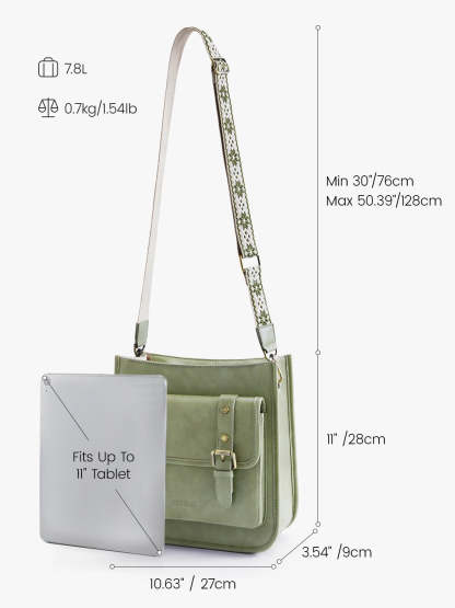 Sophie Vegan Leather Everyday Crossbody Bag