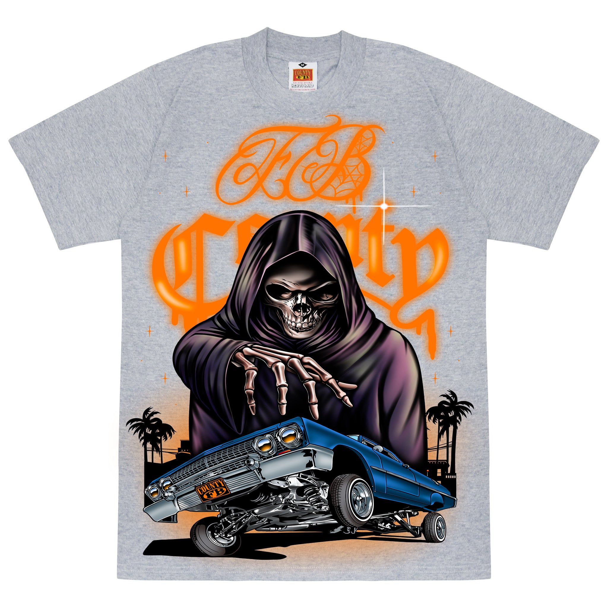 FB County Halloween Graphic Heavy Hard T-Shirts - (JUMBO PRINTS)